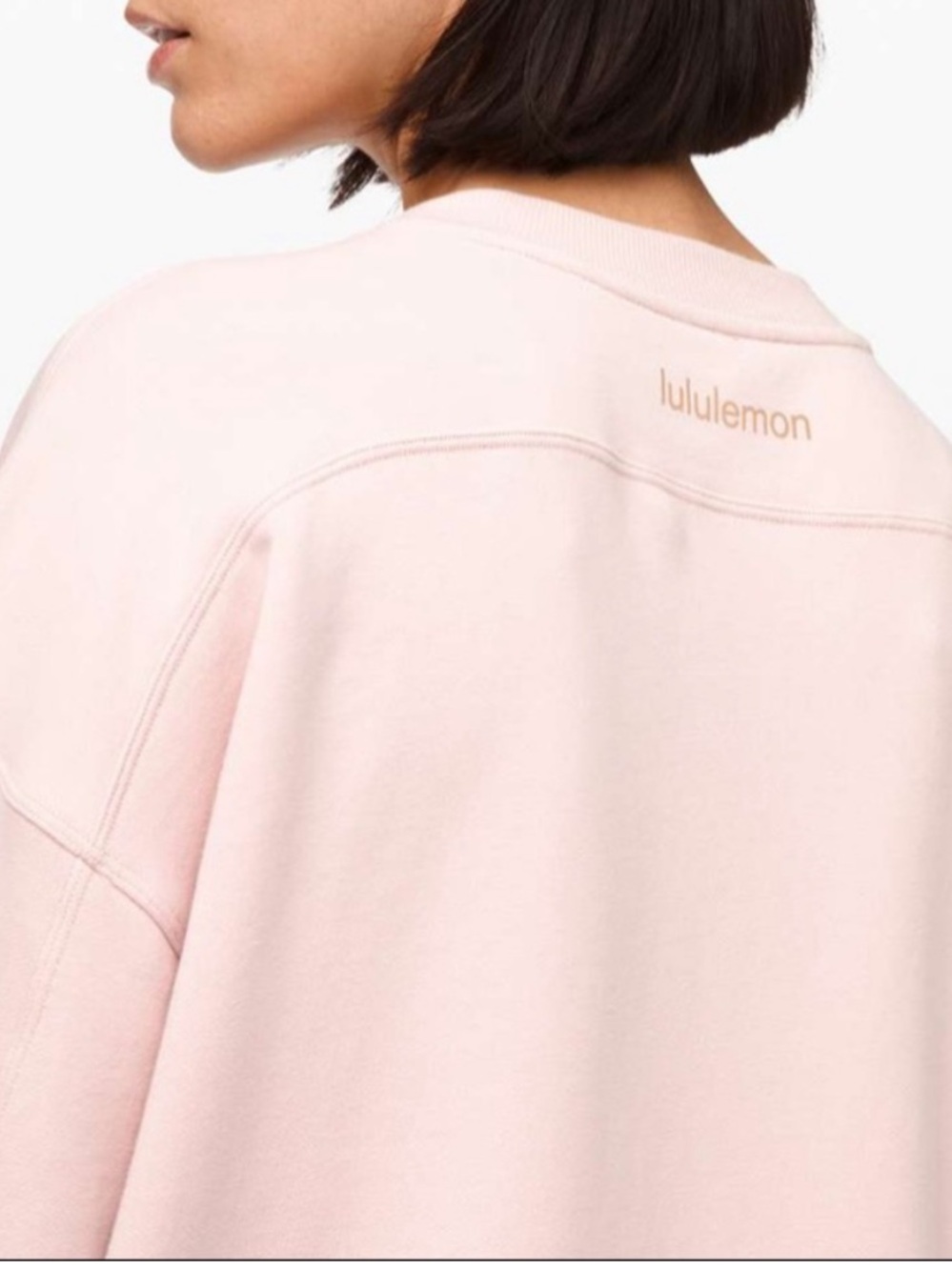 Lululemon Perfectly Oversized Crew
Pink Bliss sweatshirt small